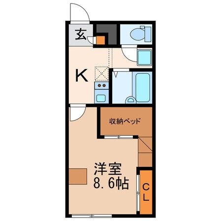 レオパレスパストラル葉山の物件間取画像